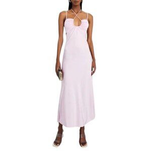 ALC Sienna Cut Out Maxi Slip Dress Pink